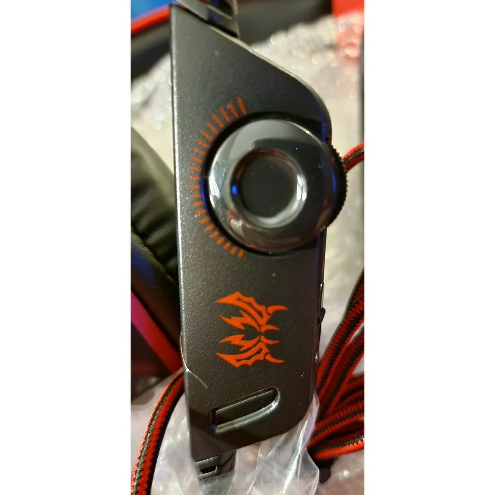 Kotion Each G4000 Pro Gaming Headset Black Red LED Wired with Mic for PC Laptop